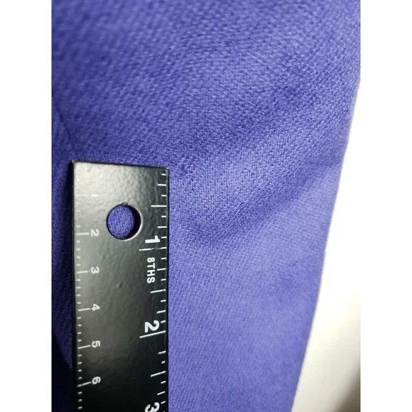 JG Hook Jacket Women's Size 14 Purple Wool Lined Long Sleeve Cropped flaw - Picture 6 of 9